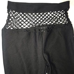 Fishnet Topped Leggings